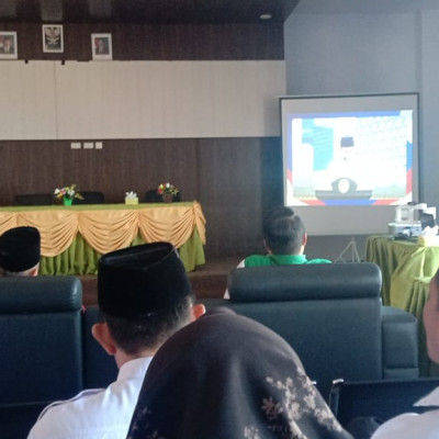 Kepala KUA Kecamatan Pematang Tiga Hadiri Rakernas Kemenag di Bengkulu Tengah