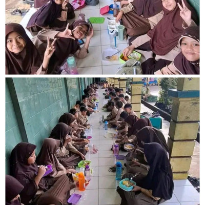 MIN 1 BU adakan Jum'at Pagi Makan Bersama