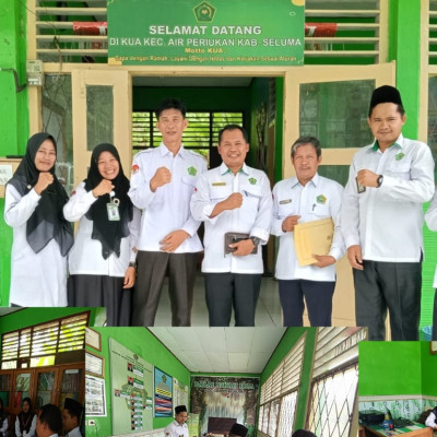 Kasi Bimas Islam Kemenag Seluma Kunjungi KUA Kecamatan Air Periukan dalam Rangka Monitoring Dan Evaluasi Serta Penilaian KUA