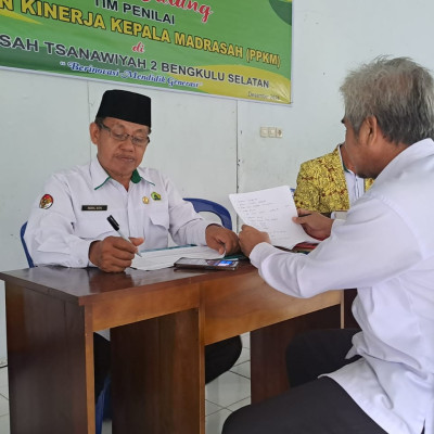 Penilaian Kinerja Kepala Madrasah (PKKM) MTsN 2 Bengkulu Selatan Tahun Ajaran 2024