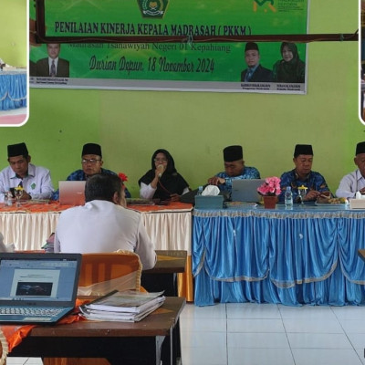 Ukur Kinerja, Kepala MTsN 01 Kepahiang Jalani Penilaian Kinerja Kepala Madrasah (PKKM)