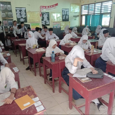 Pelaksanaan Ujian Materi Agama dan Ilmu Al-Qura’an Madrasah MTsN 1 Bengkulu Utara