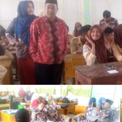 MTsN 2 Kepahiang Terima Kunjungan Tim  Kantor Kemenag  Kabupaten Kepahiang di Hari Pertama Asesmen Sumatif Ganjil