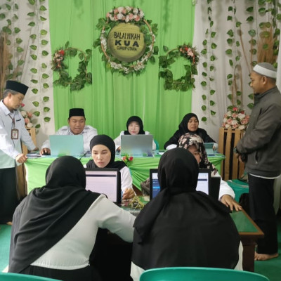 Peningkatan Kualitas Penyuluh Agama Islam, Kepala KUA Curup Utara Pantau Evaluasi CAT Penais