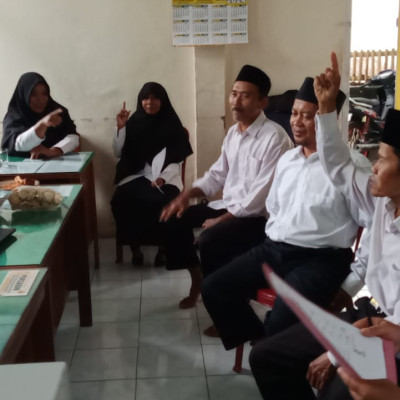 KUA Selupu Rejang Gelar Rapat Persiapan Hari Amal Bakti Kemenag ke-79