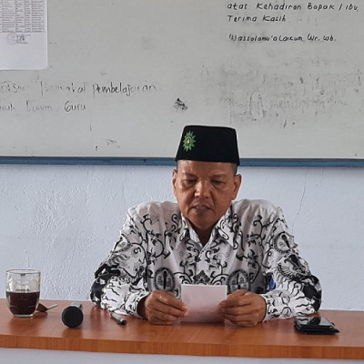 MTs Muhammadiyah Curup Gelar Rapat Persiapan Pembagian Rapor Semester Ganjil