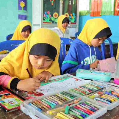 MIN 1 Rejang Lebong Tingkatkan Kreativitas dan Imajinasi Siswa dalam Lomba Mewarnai