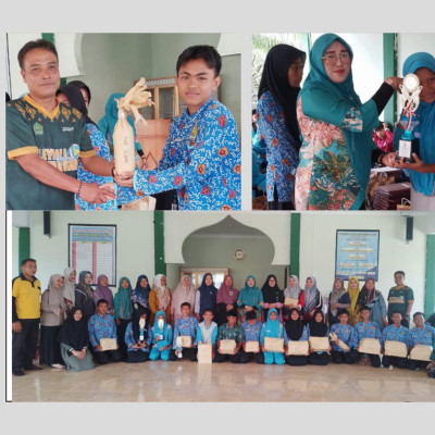 Pembagian Hadiah Class Meeting di MTsN 3 Bengkulu Utara