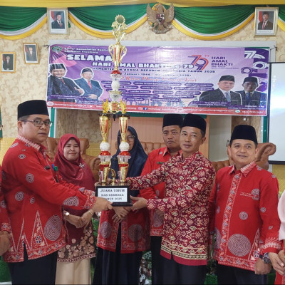 Borong Penghargaan,  MTsN 2 Kepahiang Raih Juara Umum pada Peringatan HAB Kemenag Kabupaten Kepahiang ke-79