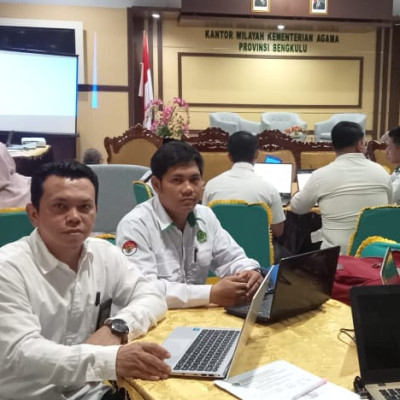 MTsN 3 Kepahiang Hadiri Pengisian SIRUP di Aula Kanwil Kementerian Agama Provinsi Bengkulu