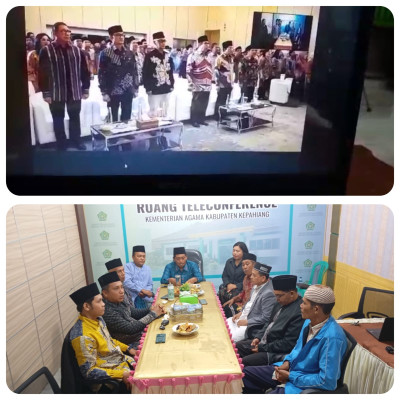 MTsN 3 Kepahiang Ikuti Zoom Meeting Tasyakuran Hari Amal Bhakti Kementerian Agama RI ke-79