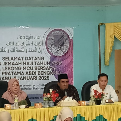 Pastikan Kondisi CJH Kemenag Lebong Laksanakan Istito’ah