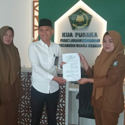 KUA Muara Kemumu Dan Puskesmas Batu Bandung Perpanjang MOU