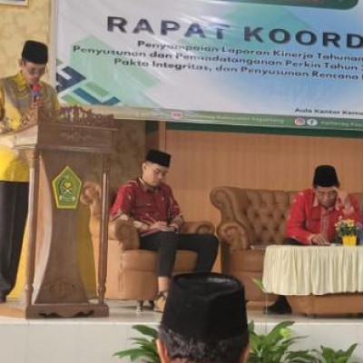 Kepala MIN 1 Kepahiang Ikuti Rapat Koordinasi di Kantor Kemenag Kabupaten Kepahiang