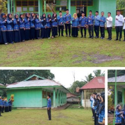 Kuatkan Kerjasama MIN 2 Kepahiang Ikuti Apel Gabungan di MTsN 3 Kepahiang