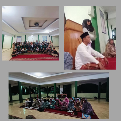 MTs Negeri 3 Bengkulu Utara Laksanakan Kegiatan Mabit Bersama  Osim lama dan Osim Baru di Masjid Raudatul Ulum 