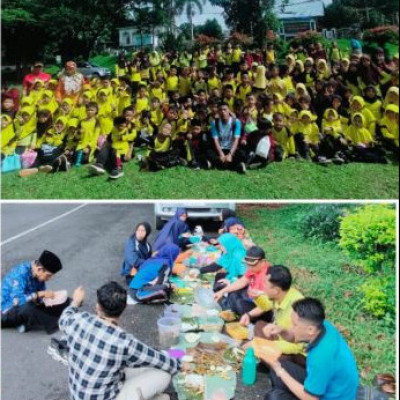 Harmonisasi Jum'at sehat MIN 1 Kepahiang Nikmati Jalan Santai dan Makan Bersama