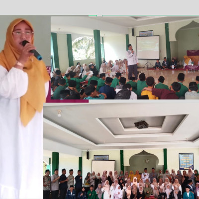 Terangkan Pentingnya Melaksanakan Sholat : MTsN 3 BU Memperingati Isra Mi'raj Nabi Muhammad SAW 1446 H