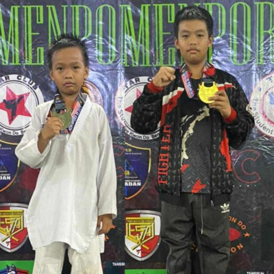 Dua Siswa MIN 1 Rejang Lebong Raih Medali Perak di Dewa Taekwondo Open Tournament 2025