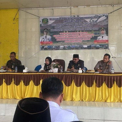 Penghulu KUA Pondok Kelapa Hadiri Musrenbang Tingkat Kecamatan Tahun 2025