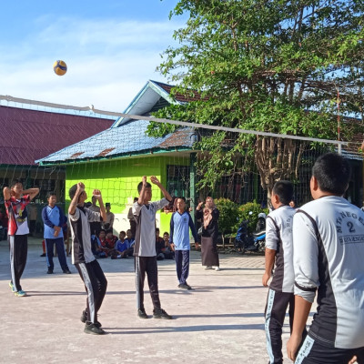 MTsN 2 Kota Bengkulu Gelar Liga Volly