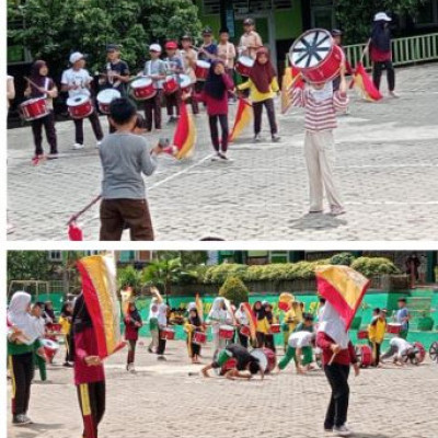 Tim Drumband MIN 01 Kepahiang Optimalkan Latihan untuk Persiapan Lomba