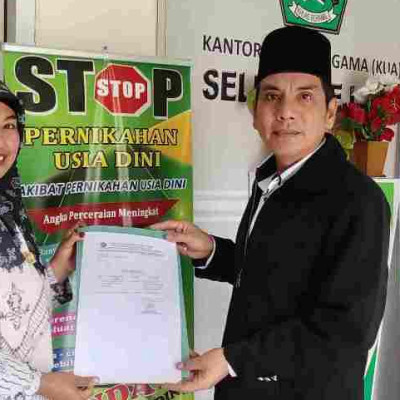 Perpanjang MoU, KUA Selupu Rejang Menyentuh Sekolah Membangun Generasi Islami