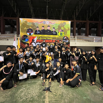 PSHT MTsN 2 Seluma Juara Umum Pada Kejuaraan Pencak Silat Perwapus Cup-Tingkat Provinsi Bengkulu.