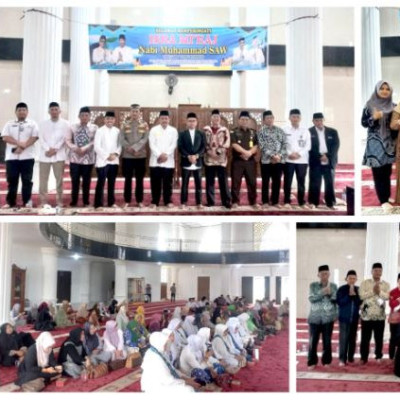 Kemenag Kepahiang Hadiri Peringati Isra’ Mi’raj di Masjid Agung Baitul Hikmah