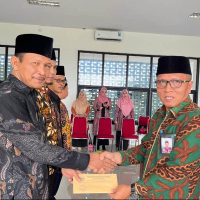 Kakan Kemenag Kota Bengkulu Lantik 4 Kepala KUA