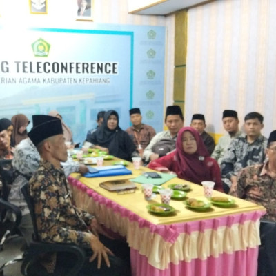 MTsN 3 Kepahiang Ikuti Sosialisasi POS Ujian Madrasah 2025