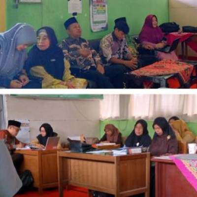 MIN 2 Kepahiang Terima Supervisi Perangkat Pembelajaran Dari Pendmad Dan pengawas Madrasah