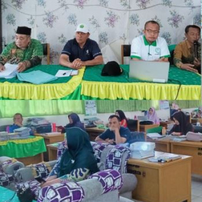 Tertib Administrasi Perangkat Pembelajaran, MTsN 2 Kepahiang Terima Supervisi dari Kemenag Kepahiang