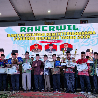 Rakerwil Kemenag Provinsi Bengkulu 2025, Muhamad Soleh Dukung Kelancaran Program 3 Arah Kebijakan Menag RI