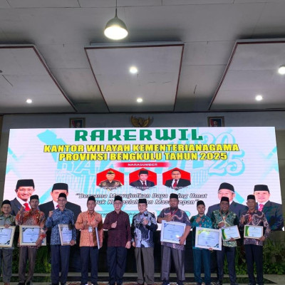 Rakerwil Kemenag Provinsi Bengkulu 2025, Kakan Kemenag Bengkulu Selatan Dukung Kebijakan Menag RI