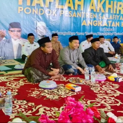 Kepala KUA Kecamatan Sukaraja Menghadiri Acara Haflah Akhirussanah Di Pondok Pesantren Darul Musthofa Desa Babatan