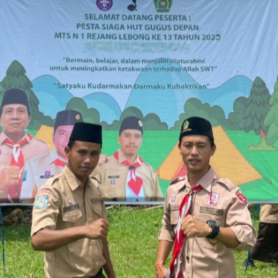 Hadiri Pesta Siaga, Pembina MTsN 2 Rejang Lebong Siap Untuk Berkolaborasi