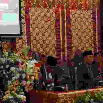 Kakan Kemenag Rejang Lebong Pimpin Do’a dalam Rapat Paripurna Istimewa DPRD Rejang Lebong