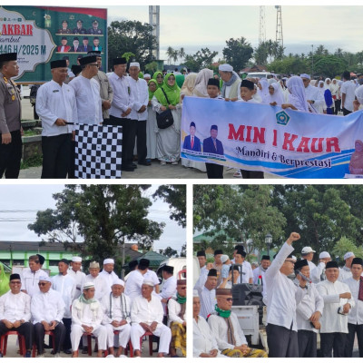 Pawai Akbar Menyambut Ramadhan 1446 H/ 2025 M, Kakan Kemenag Kaur: Sambut gembira Datangnya Bulan Suci Ramadhan