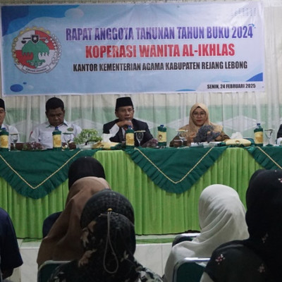 Kakan Kemenag Sosialisasikan Pembangunan Zona Integritas di Kopwan Al-Ikhlas Kemenag Rejang Lebong