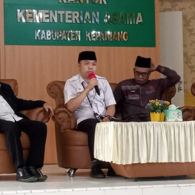 Kepala KUA Bermani Ilir Hadiri Rapat Qimat Zakat Fitrah 1446 H