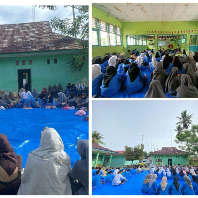 MTsN 4 Kaur Lakukan Giat Ramadhan dengan Tadarusan dan Menonton Film Religi Bersama