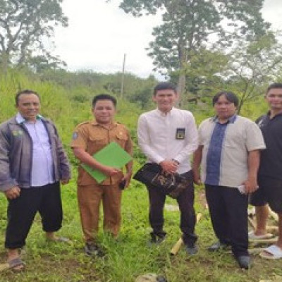 Kepala KUA Muara Kemumu Survei Lokasi  dan Proses Sertifikat Tanah Wakaf