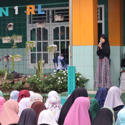 Dai Cilik MIN 1 Rejang Lebong Serukan Kepedulian Sosial di Bulan Ramadhan