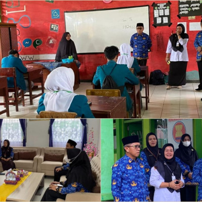 Monev Ujian Madrasah, Kakan Kemenag Bengkulu Utara Apresiasi Pelaksanaan UM