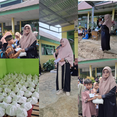 Menjelang Libur, MIN 1 Bengkulu Utara Salurkan Zakat Fitrah Tahun 1446H