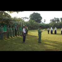 Ka. Kemenag Benteng Ikuti Upacara Bendera di MTs N Taba Penanjung