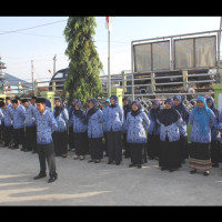 Kantor Kemenag Kota Bengkulu Rutin Laksanakan Upacara Bulanan