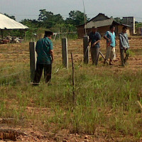 Penandatanganan Akta Ikrar Wakaf Pada KUA Selebar