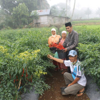 Kepala KUA Kecamatan Tebat Karai Tinjau Keluarga Pra Sakinah